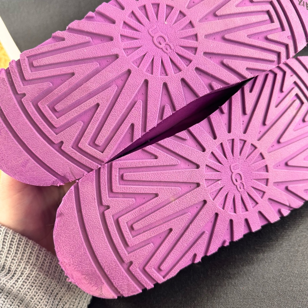 UGG Tazz Platform Slipper Shoe Purple
Mangosteen Woman’s Size 10 - Picture 5 of 8